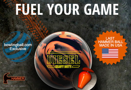 Click here to shop Hammer Diesel Heavy Duty bowling ball